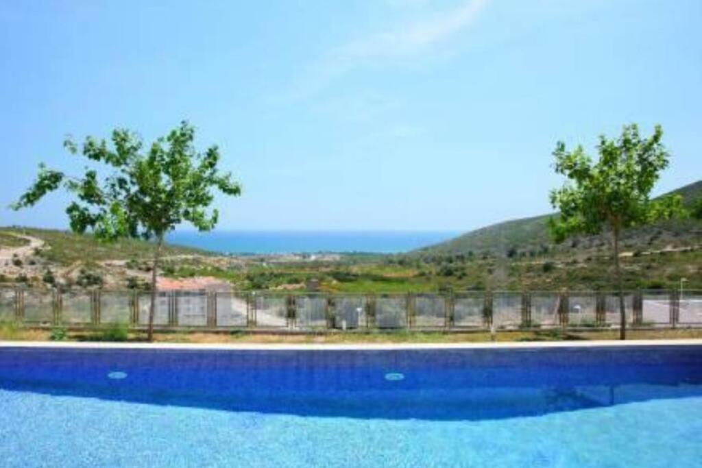 El Mirador: Gran Duplex, Mar, Montana, Piscina Infinita, Relax Villa Peniscola Luaran gambar
